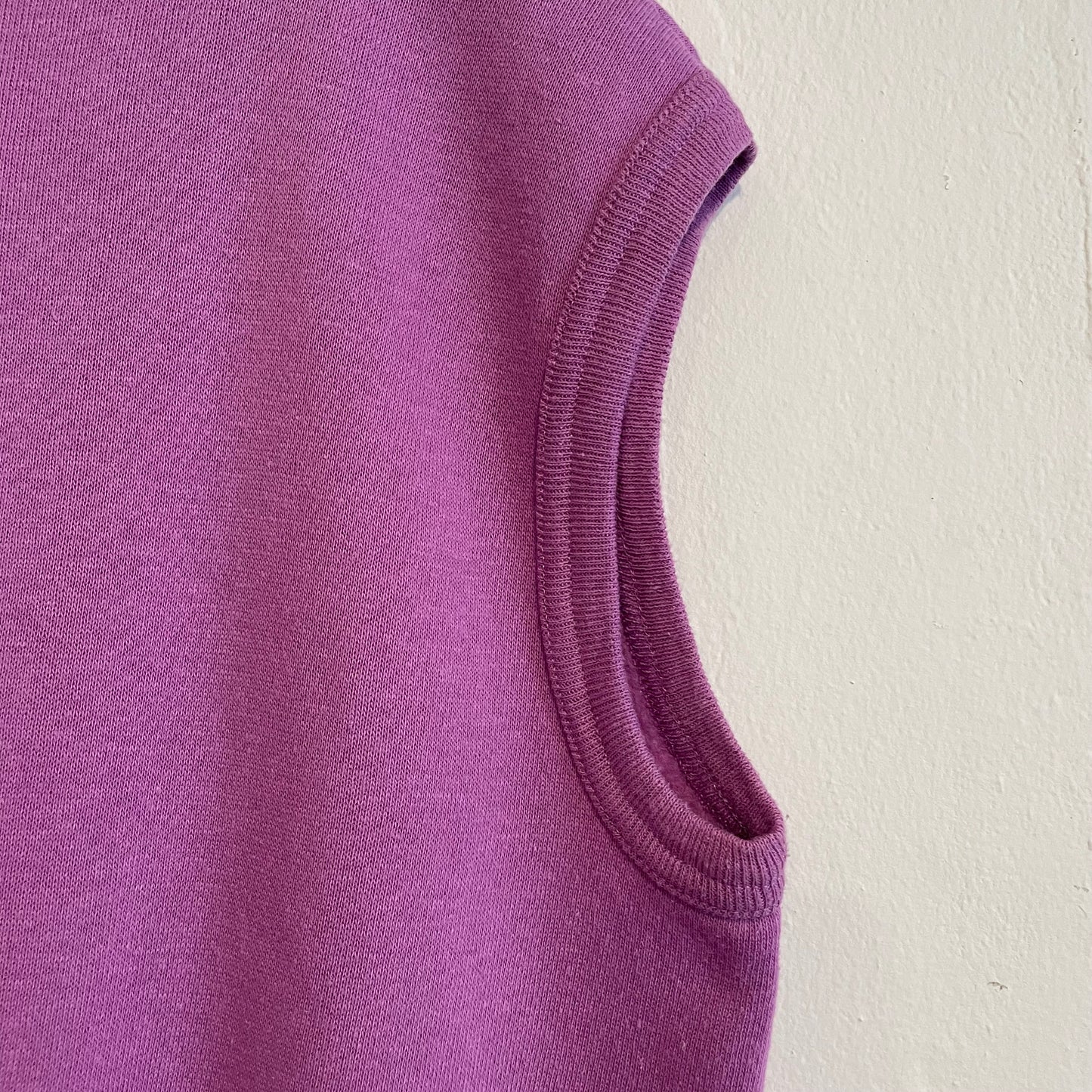 Sweat Vest Purple