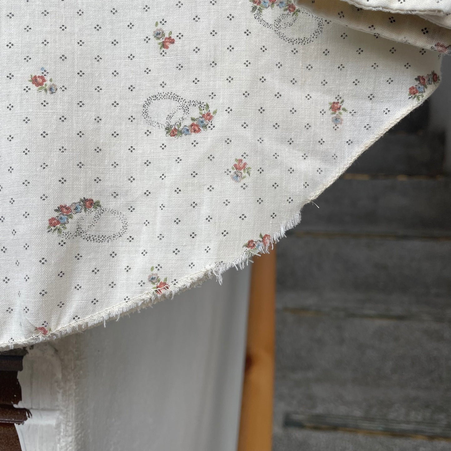 Floral Western Shirt White