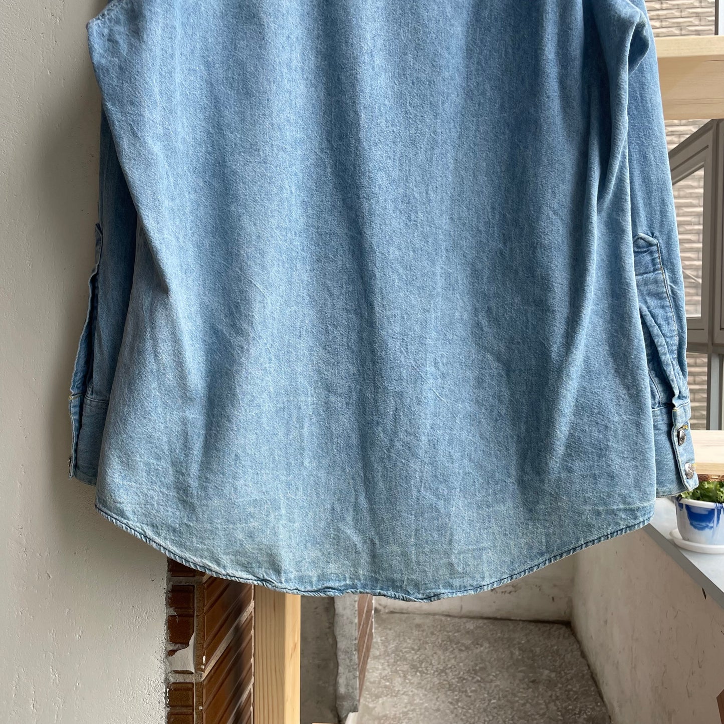 Denim Western Shirt Blue