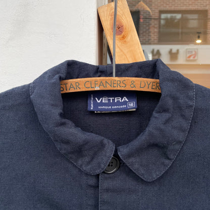 Linen Coverall Navy