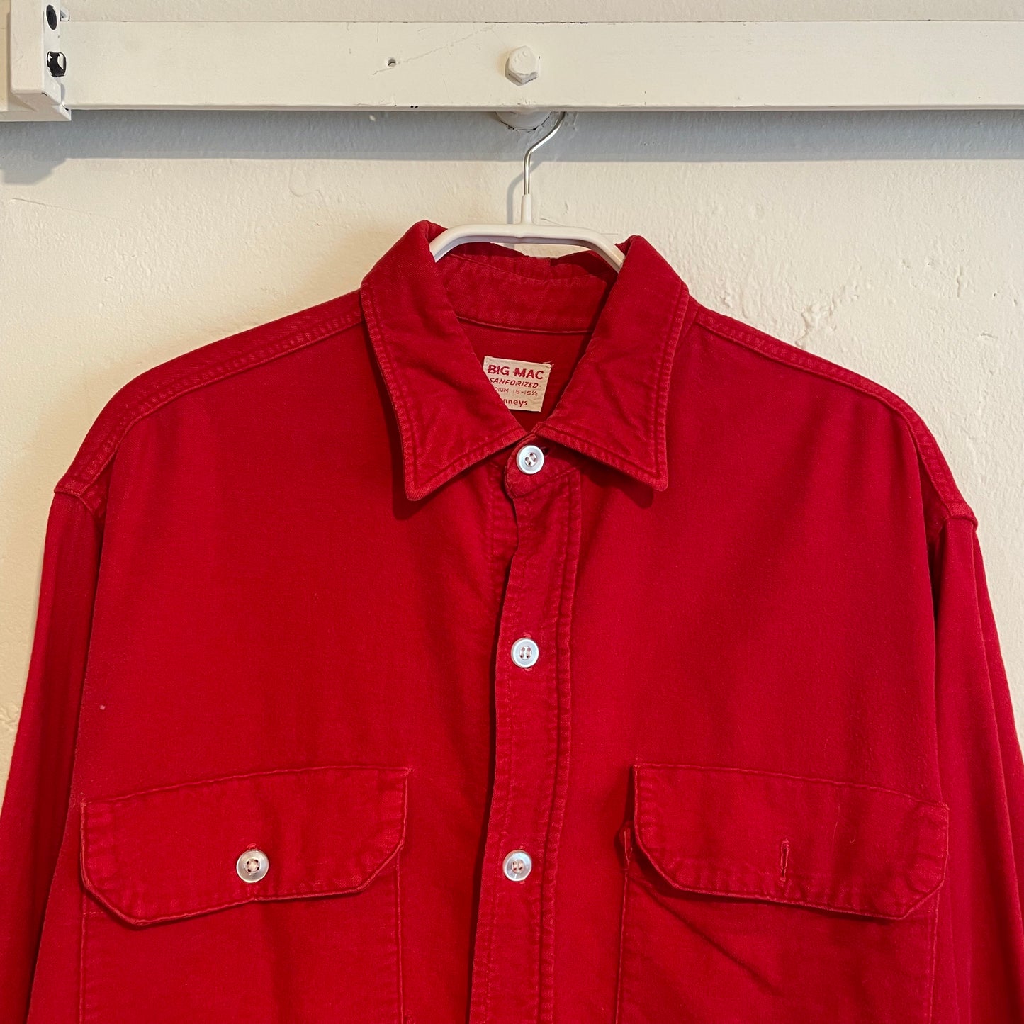 Red Chamois Cotton Flannel Shirt