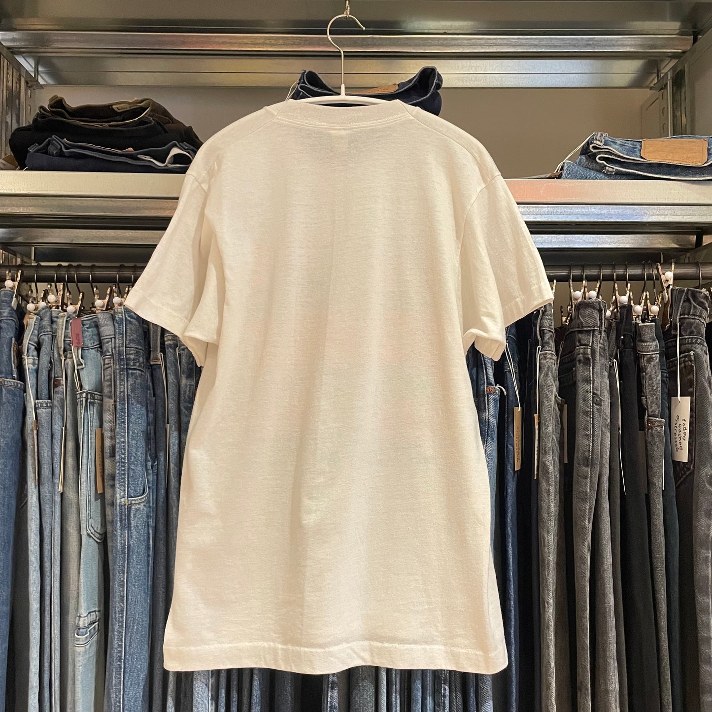 Boston Neighborhood Single Stitch Tee Neon
