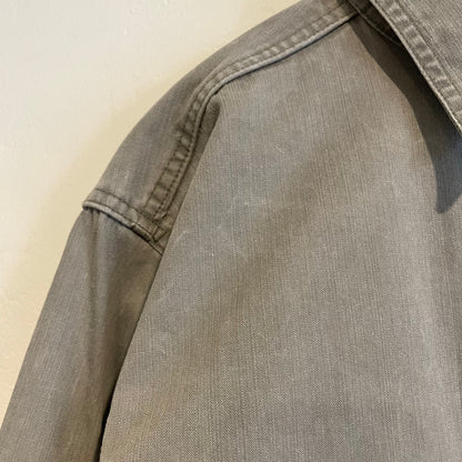 Flap Pocket Shirt Gray