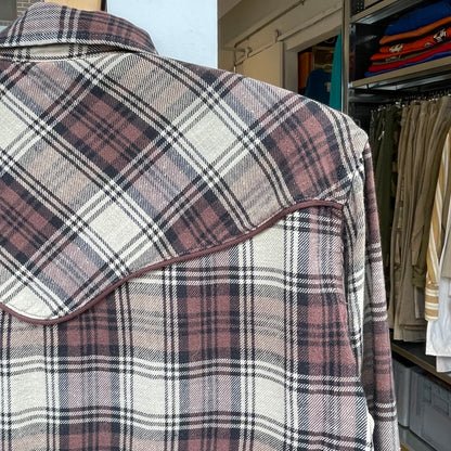 Check Flannel Shirt Brown