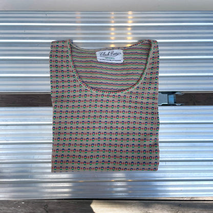 Pattern T-Shirt Beige