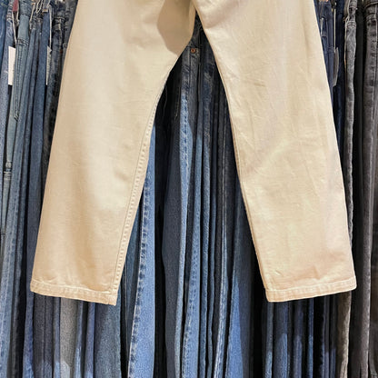 Beige Twill Work Pants Japan Made