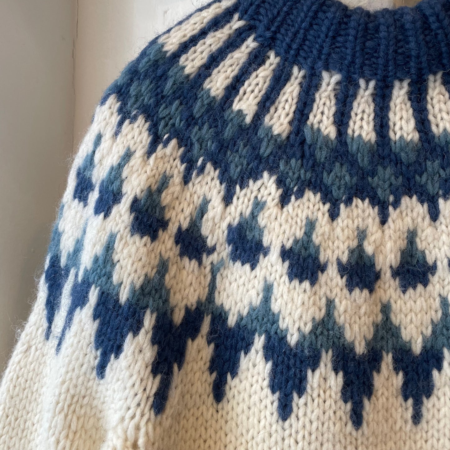 Lopapeysa Knit Sweater Blue