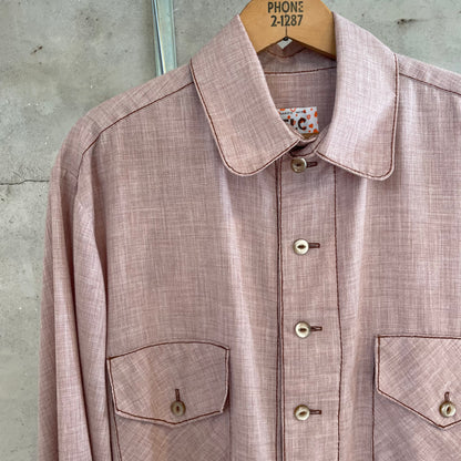Flap Pocket Shirt Brown