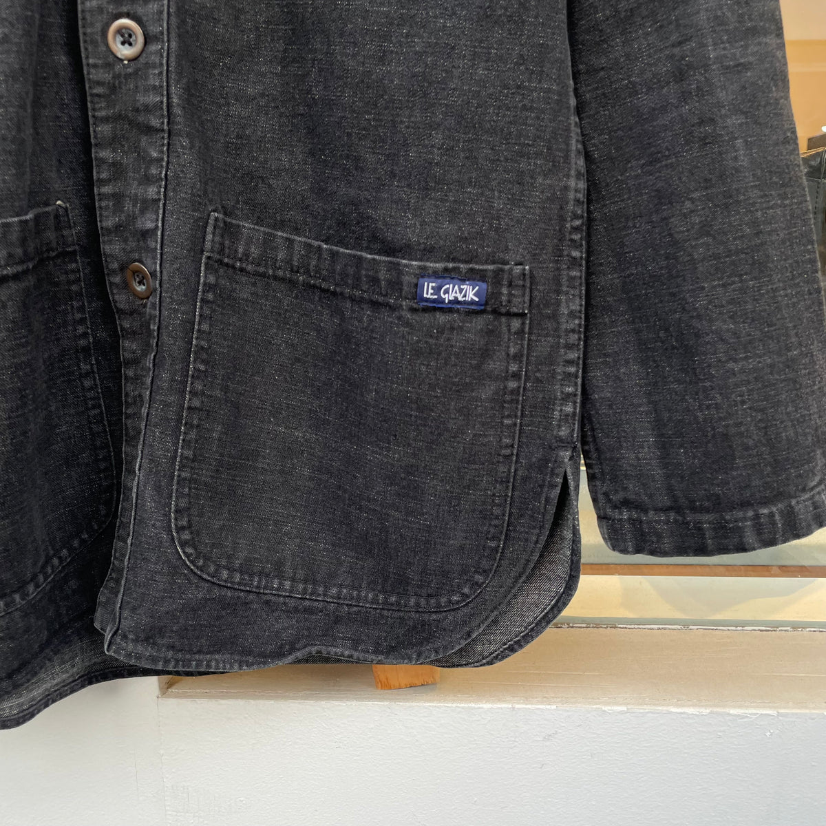 Long Work Jacket Charcoal