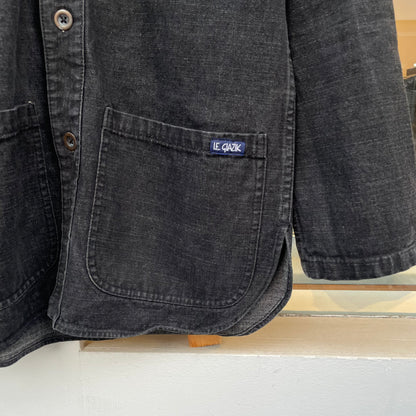 Long Work Jacket Charcoal