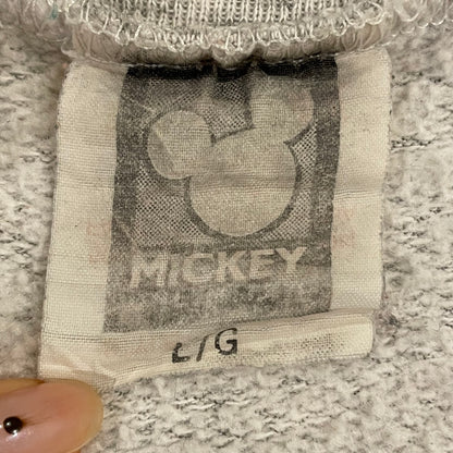 Mickey Mouse "Classic" Graphic Sweatshirt Gray