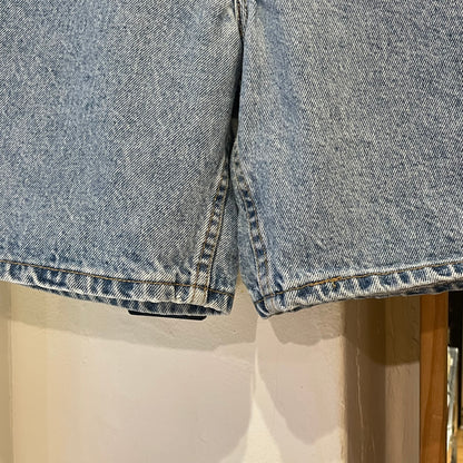 Cutoff Denim Shorts Blue