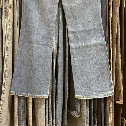 Regular Straight Jeans Mid Wash Blue Talon Zip