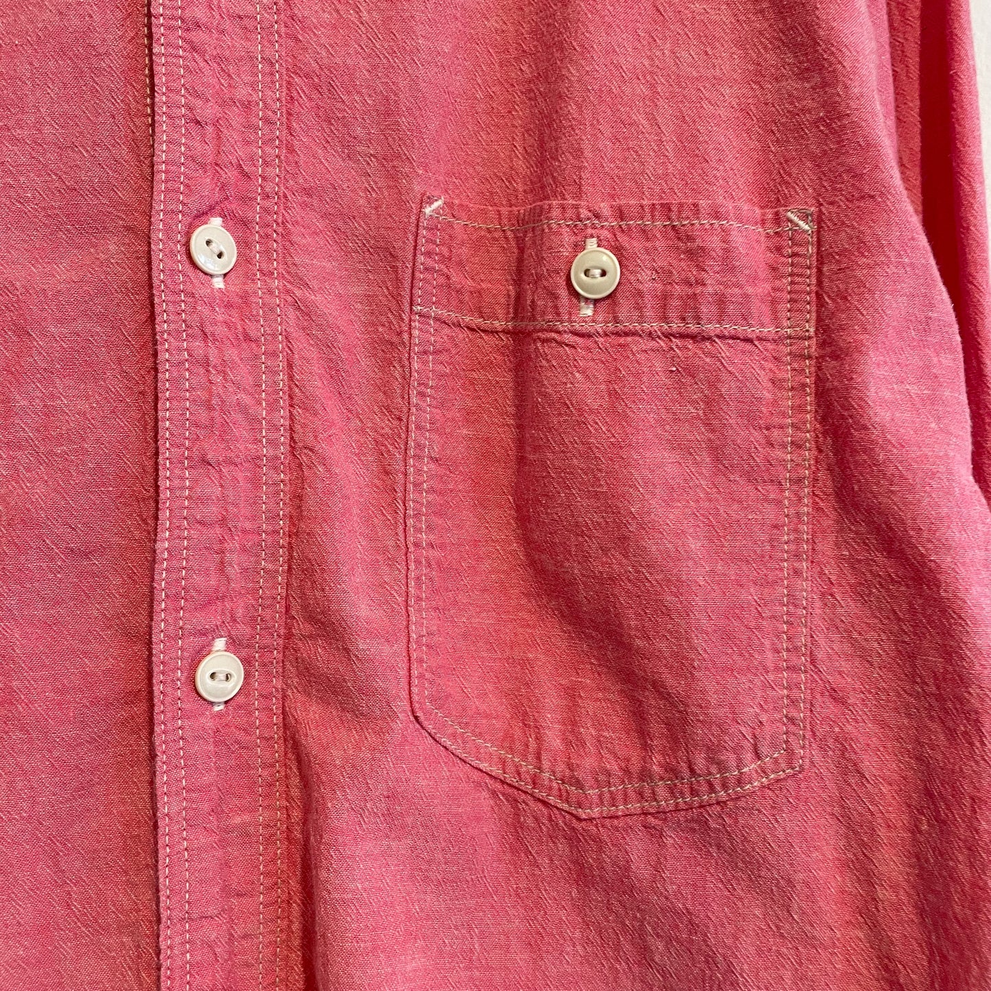 Pink Chambray Work Shirt