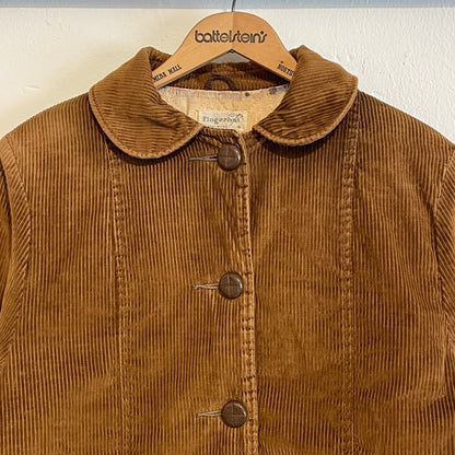 Quilted Liner Corduroy Coat Brown