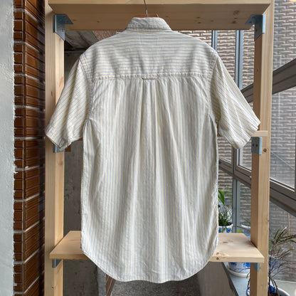Stripe Short Sleeve Shirt Ivory
