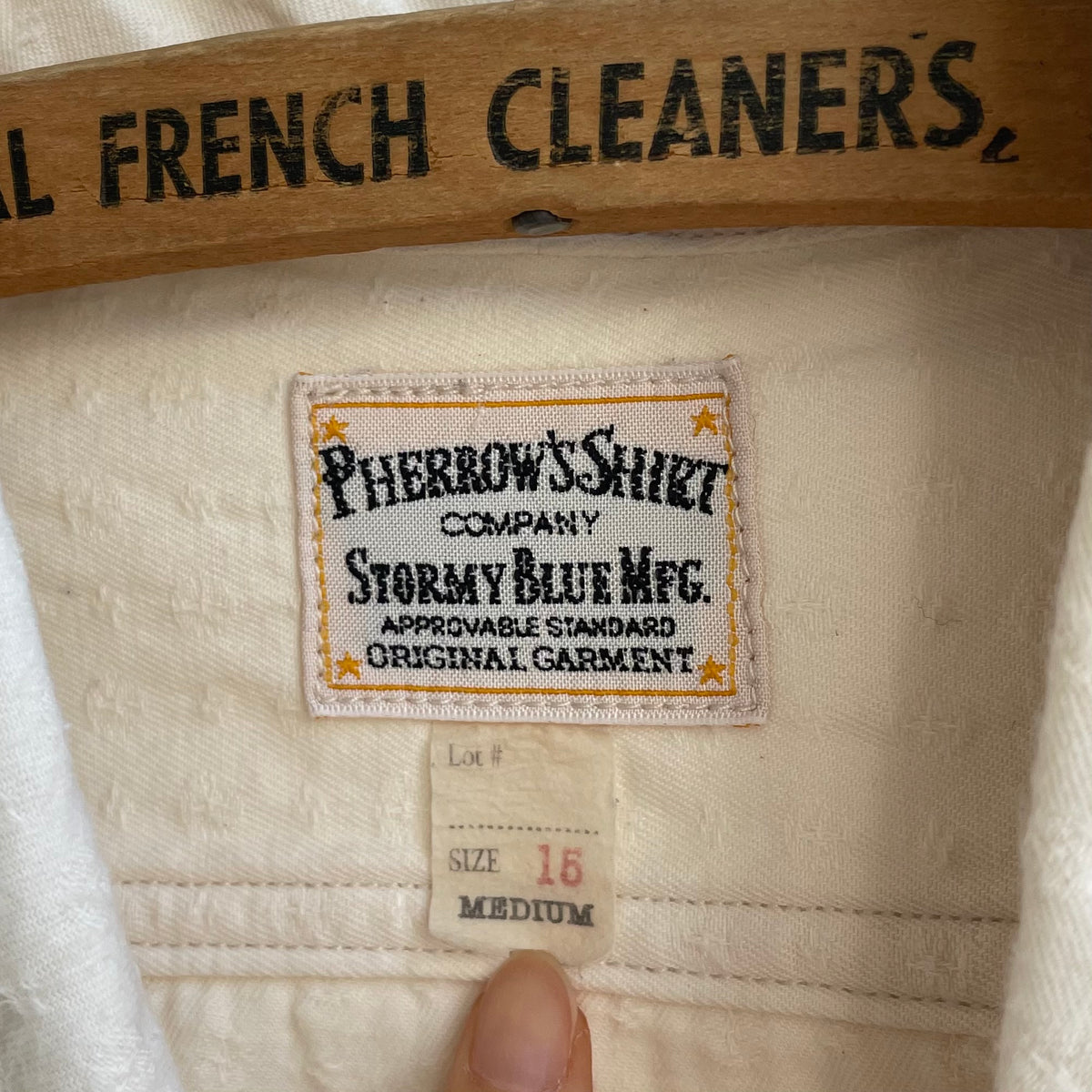 Shawl Collar Shirt Ivory