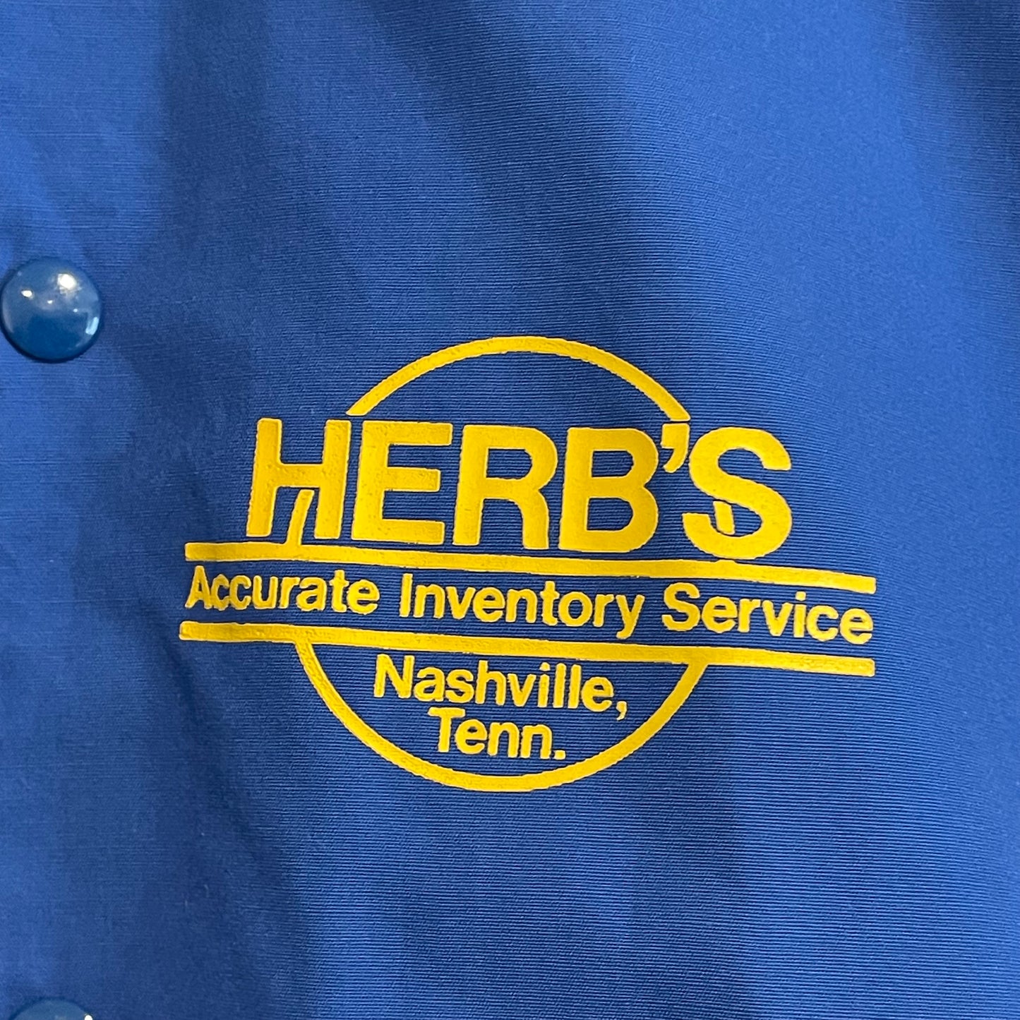Herb's Logo Poly / Cotton Blouson Blue
