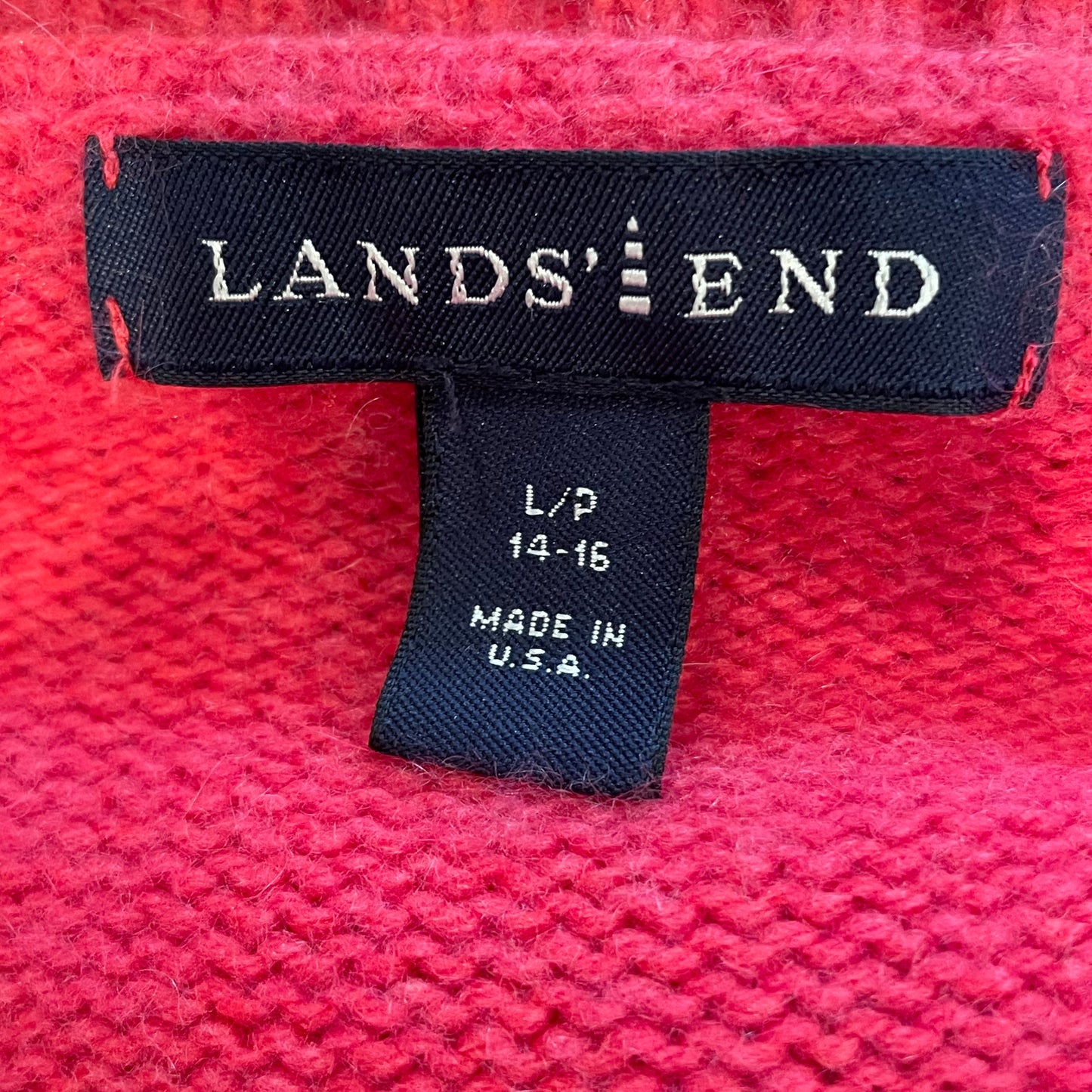 Cashmere Blend Knit Sweater Pink