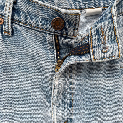 Faded Denim Straight Blue