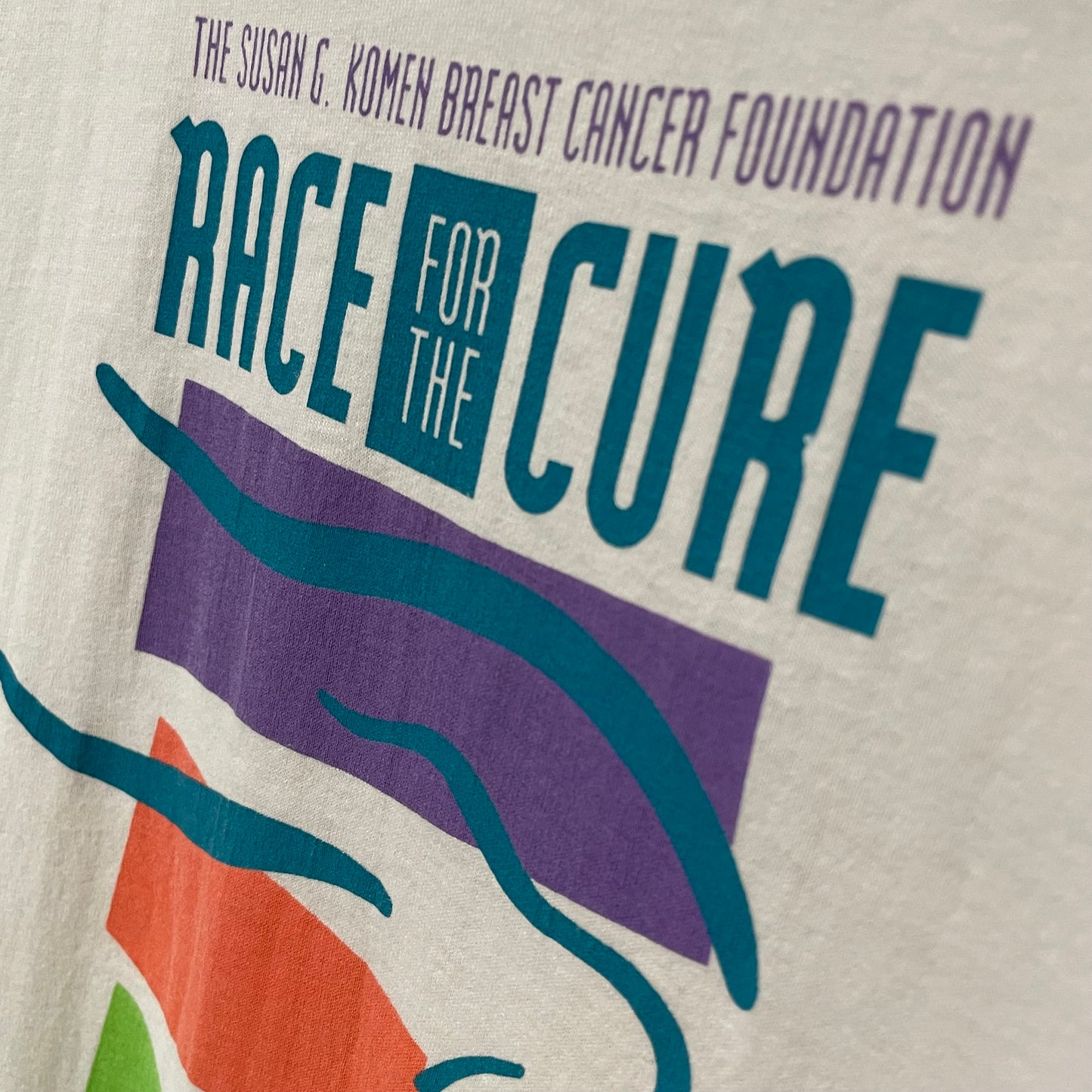 Race For The Cure Long Sleeve T-Shirt White