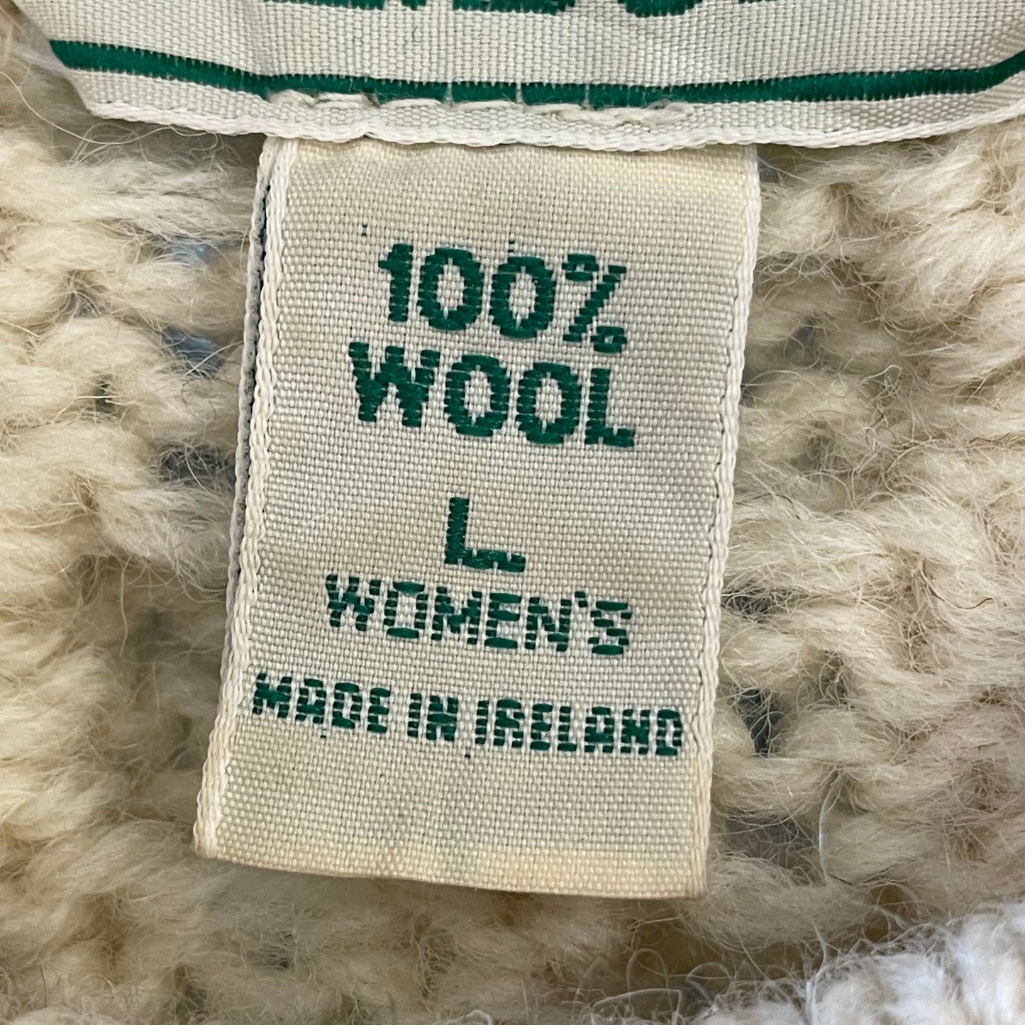 Fisherman Knit Sweater Ivory