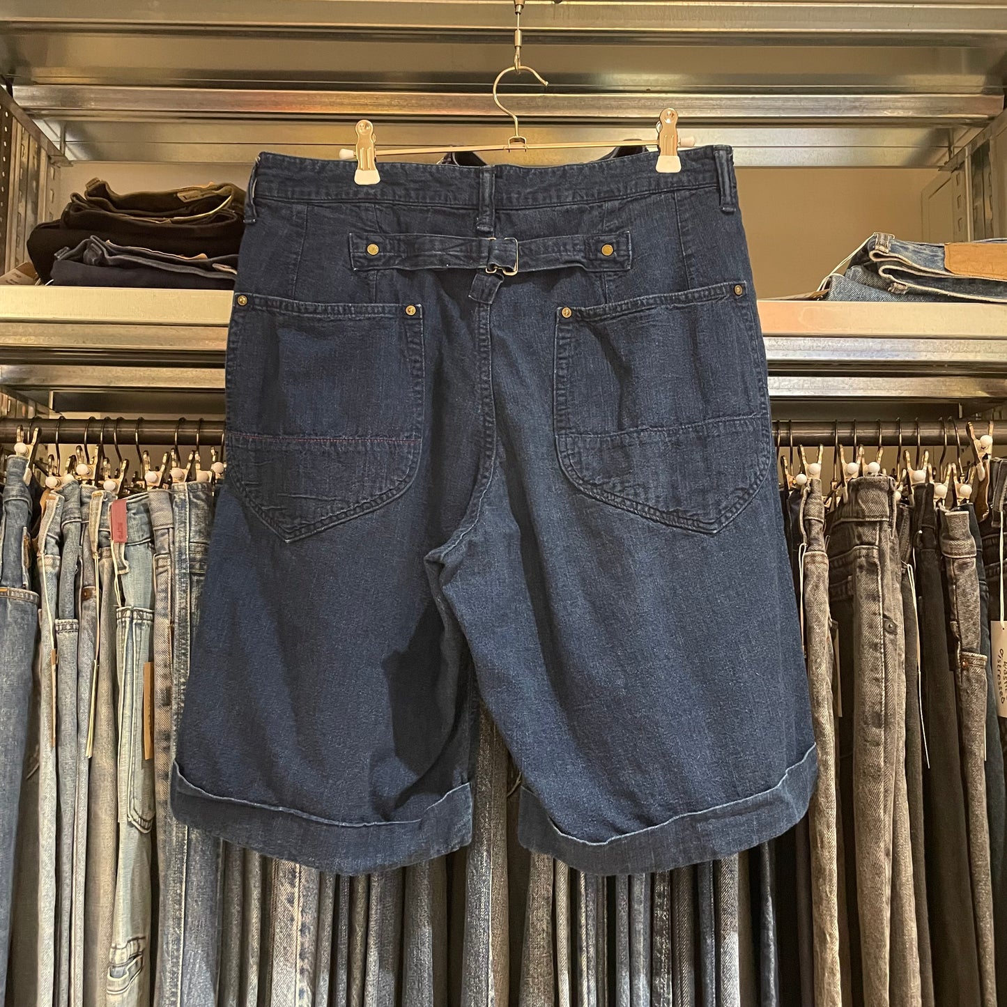Navy Classic Half Pants
