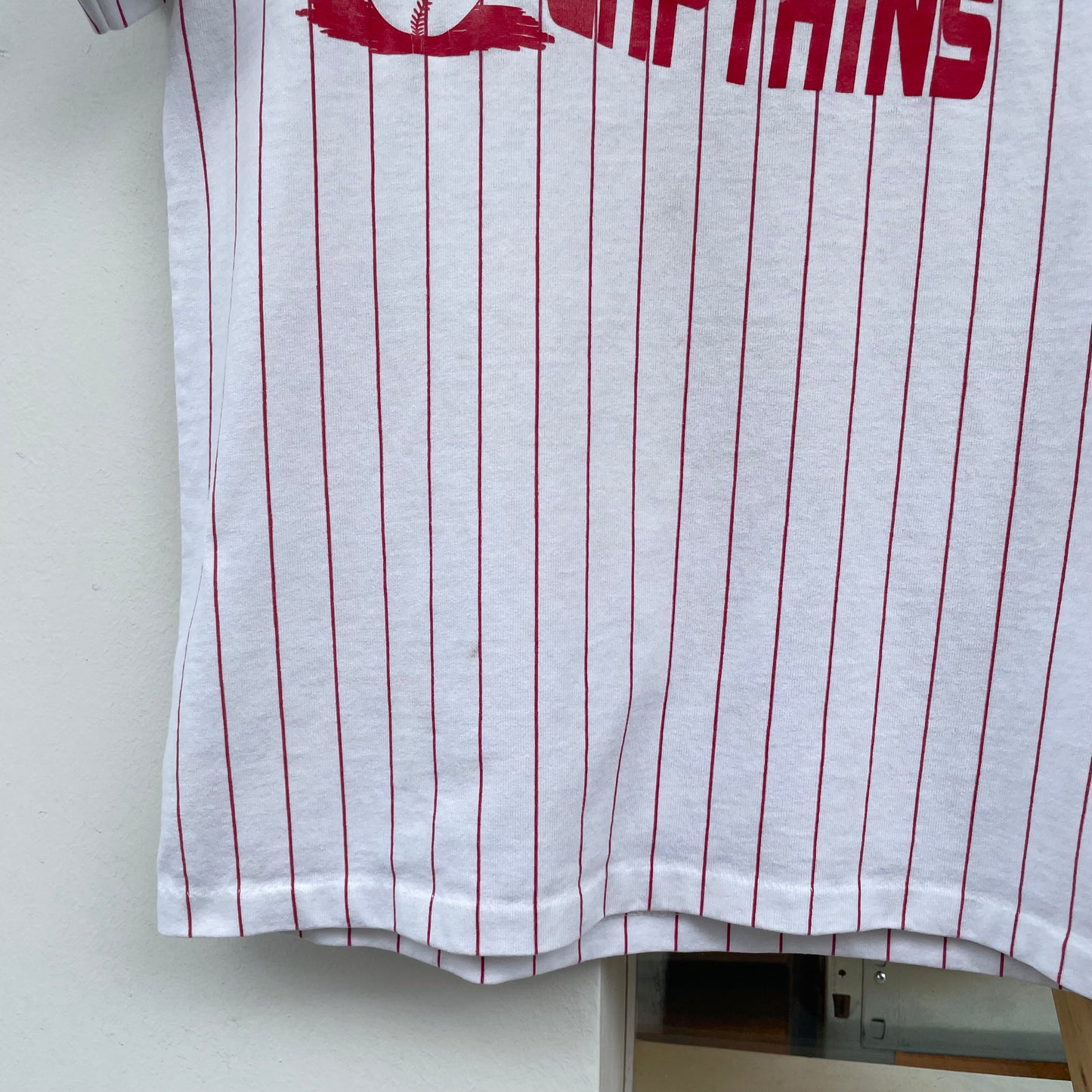 Captains Pinstripe Baseball Jersey Tee