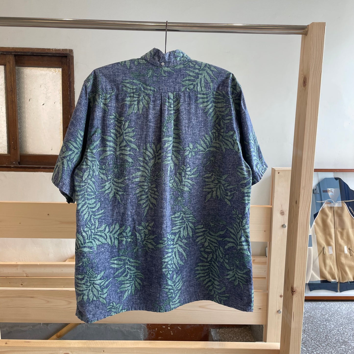 Tropical Aloha Shirt Blue