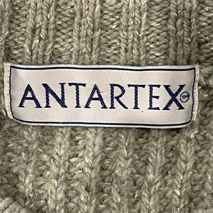 Wool/Silk Ribbed Knit Sweater Mint