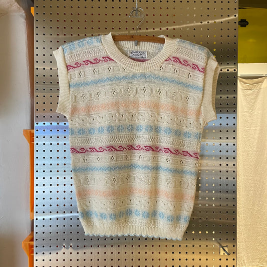 Stripe Vest Acrylic / Nylon