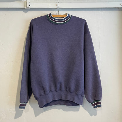 Lined Rib Sweatshirt Faded Purple
