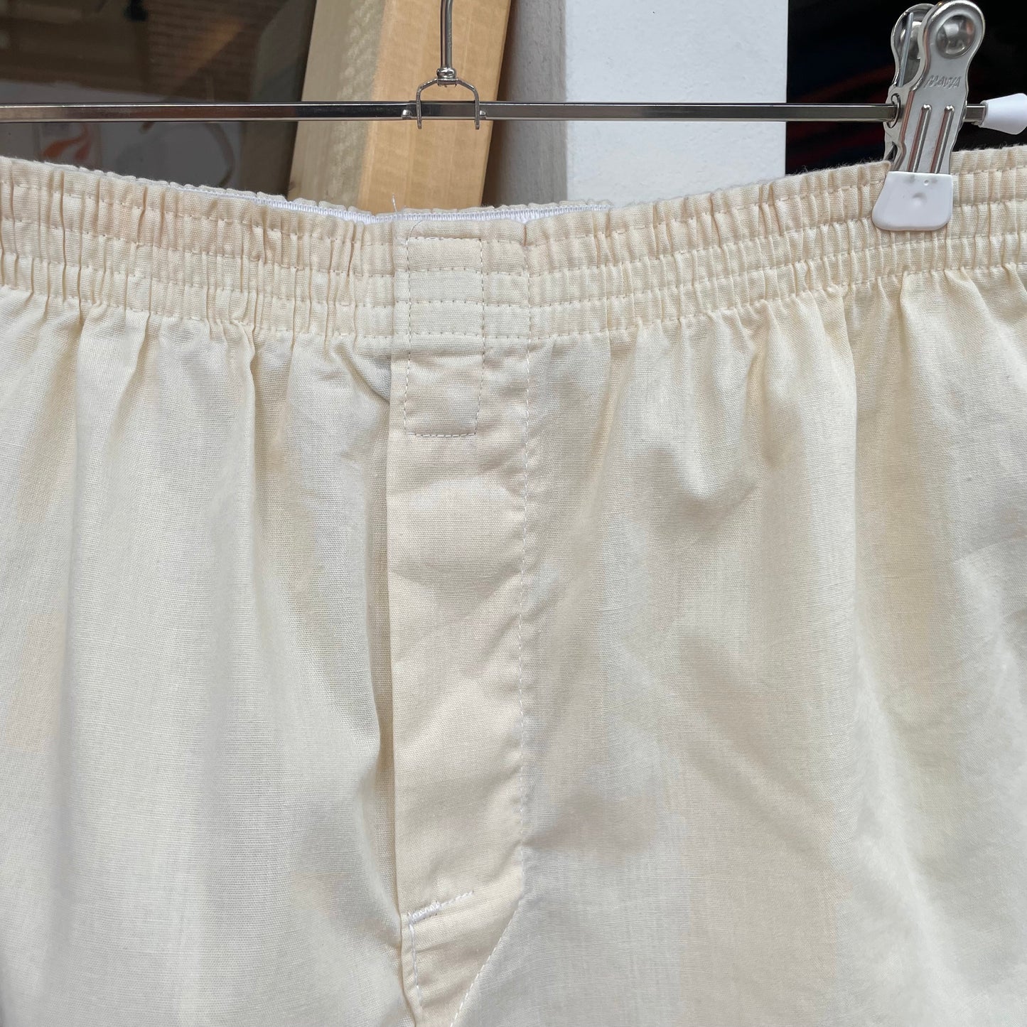 Elastic Waist Shorts Ivory