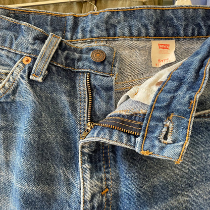 517 Jeans Orange Tab Medium Wash Blue
