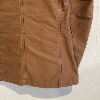 Beige Cotton Tailored Blazer