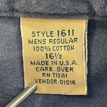 Chamois Cloth Shirt Bluegrey