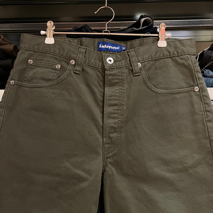 Lafayette Olive Green Cotton Shorts