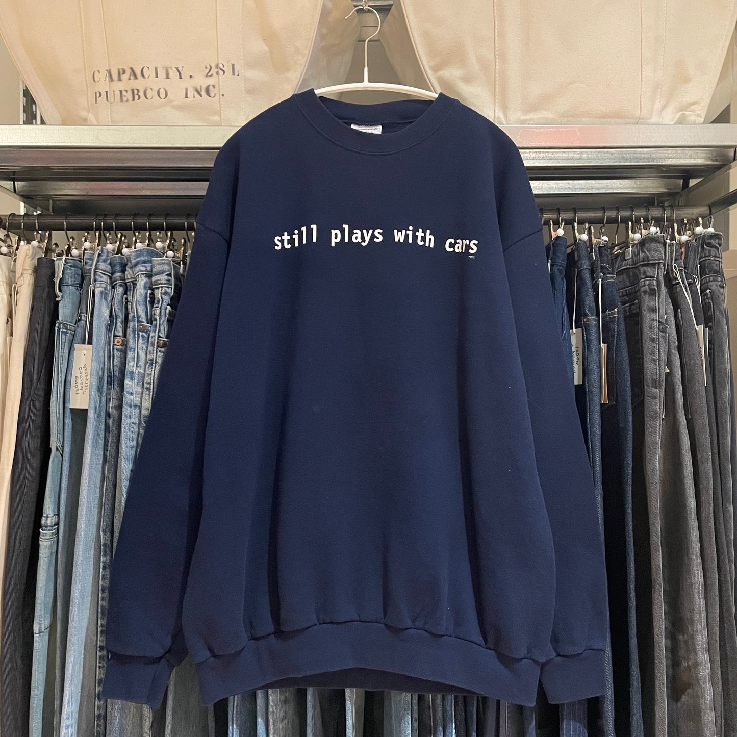 STILL PLAYS WITH CARS Sweatshirt