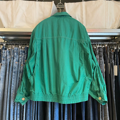 Quilted Work Jacket Green