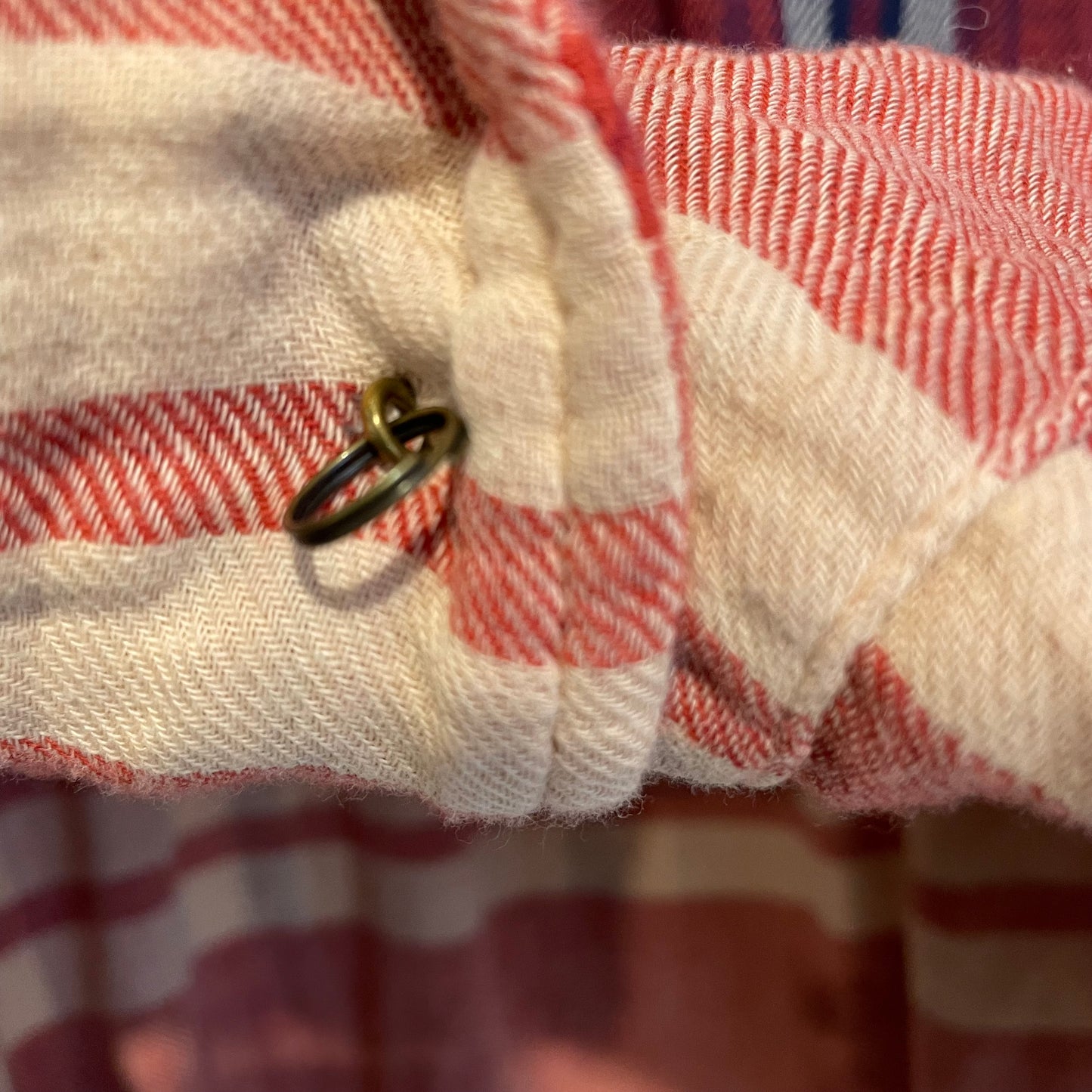 Classic Plaid Flannel Shirt Red Navy White