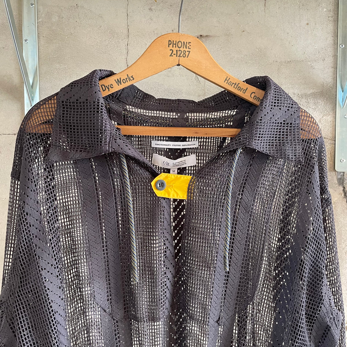 Mesh Anorak Charcoal