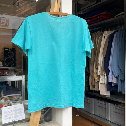 Henly Neck T-Shirt Blue