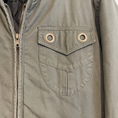 Olive Quilted Canvas Utility Jackey