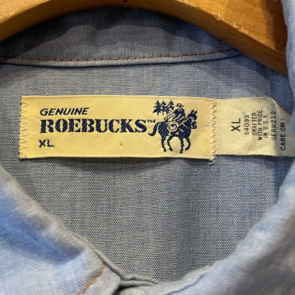 Snap Western Shirt Blue