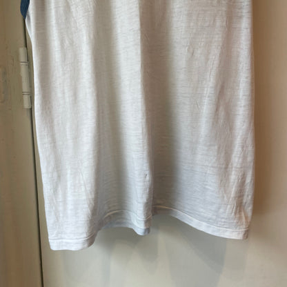 Ringer Tank Top White