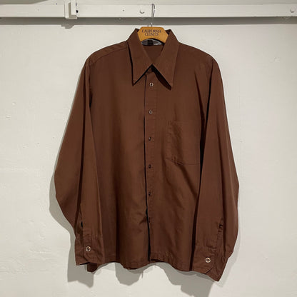 Box Sihouette Shirt Brown