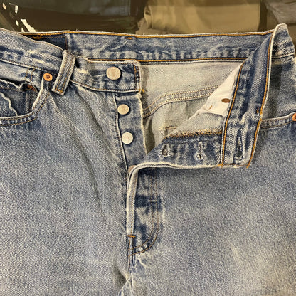 Faded Light Wash 501xx Denim Jeans