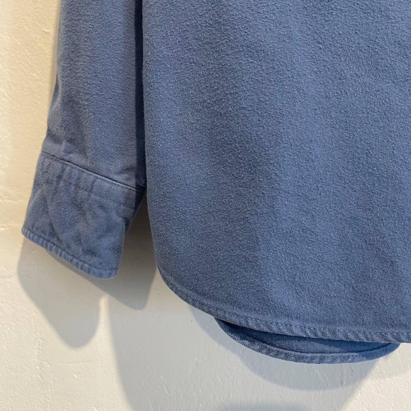 Chamois Cloth Shirt Bluegrey