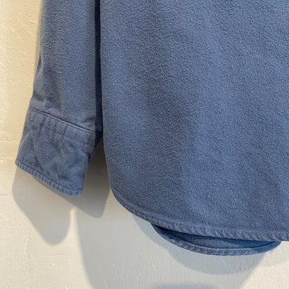 Chamois Cloth Shirt Bluegrey