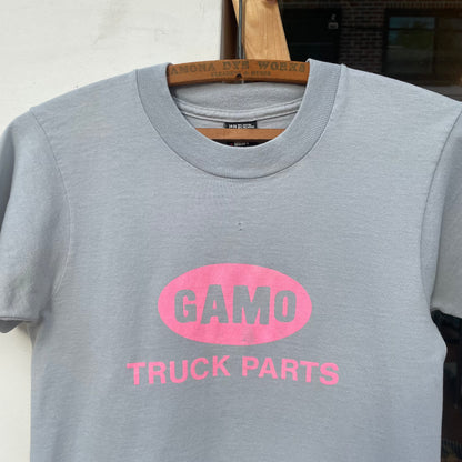GAMO TRUCK PARTS T-Shit Gray Single Stitch